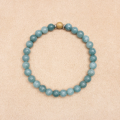 Aquamarine Chalcedony – mental clarity, clear communication, emotional balance