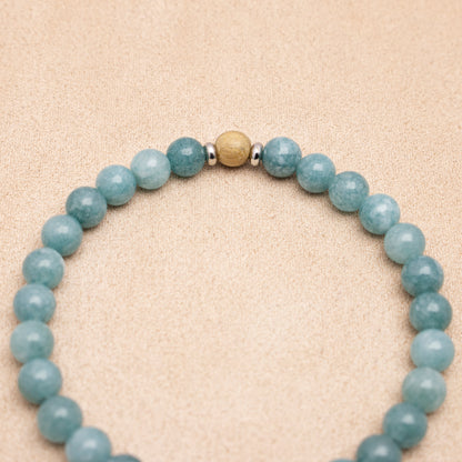 Aquamarine Chalcedony – mental clarity, clear communication, emotional balance