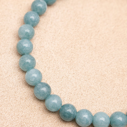 Aquamarine Chalcedony – mental clarity, clear communication, emotional balance
